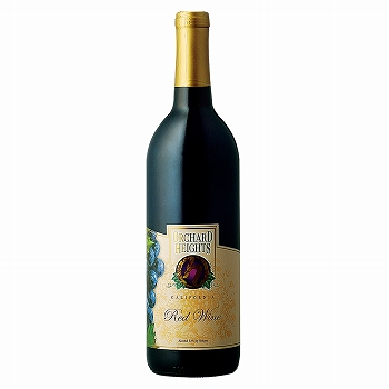 A-9999967★オーチャードハイツ 赤ワイン （※お酒のご購入は20歳以上からとなっております。ご注文の際、備考欄に年齢「○十歳代」かご記載願います。）
